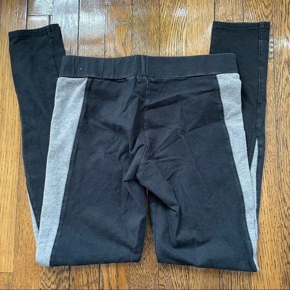Aerie Y2K Color Block Leggings Stretchy Neutral Athletic Comfy Black Gray Small - Picture 6 of 6